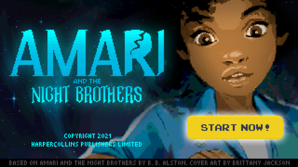 Amari and the Night Brothers game